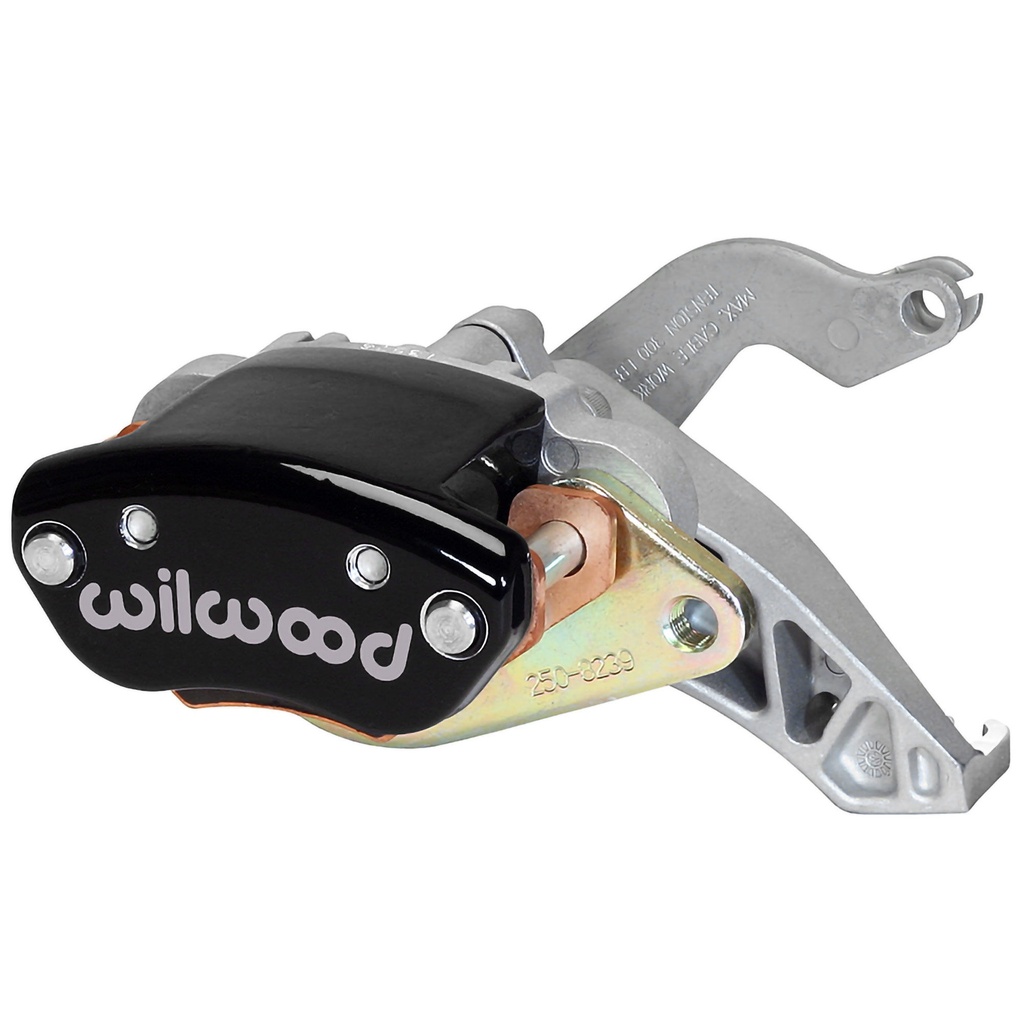 [7002084-2280397] Wilwood MC4 Mechanical Parking Brake Caliper (Powder Coated Black, Left Hand, 4.75 inch (120.7mm))