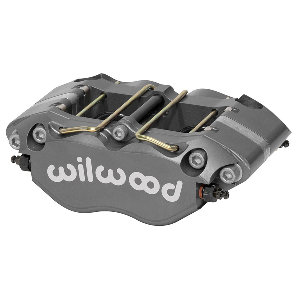 [7002083-3872800] Wilwood Narrow Dynapro 4 Piston Caliper Radial Mount (Type III Anodised Grey, 0.81 Inch (20.57mm), 3.00 sq/in)