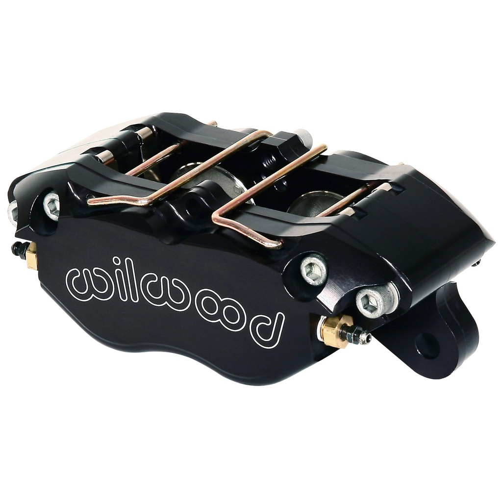[1148171-1702843] Wilwood Dynapro 4 Piston Brake Caliper Lug Mount (Type III Anodised Grey, 1.38 Inch (35.05mm), 0.38 Inch (9.6mm), Side Inlet)