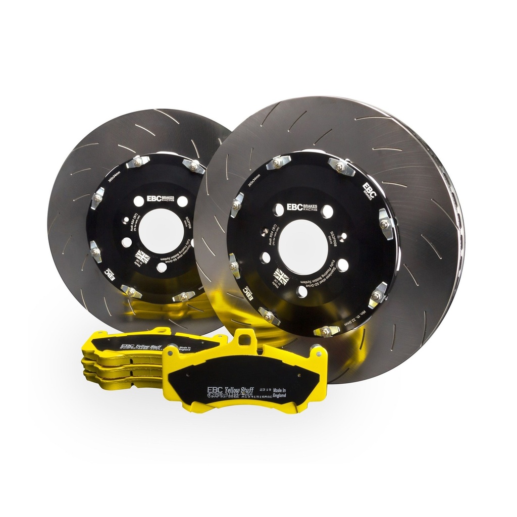 [EBCP2DK020Y] EBC Brakes P2DK 2 Piece Fully Floating Disc Kit With Yellowstuff Pads