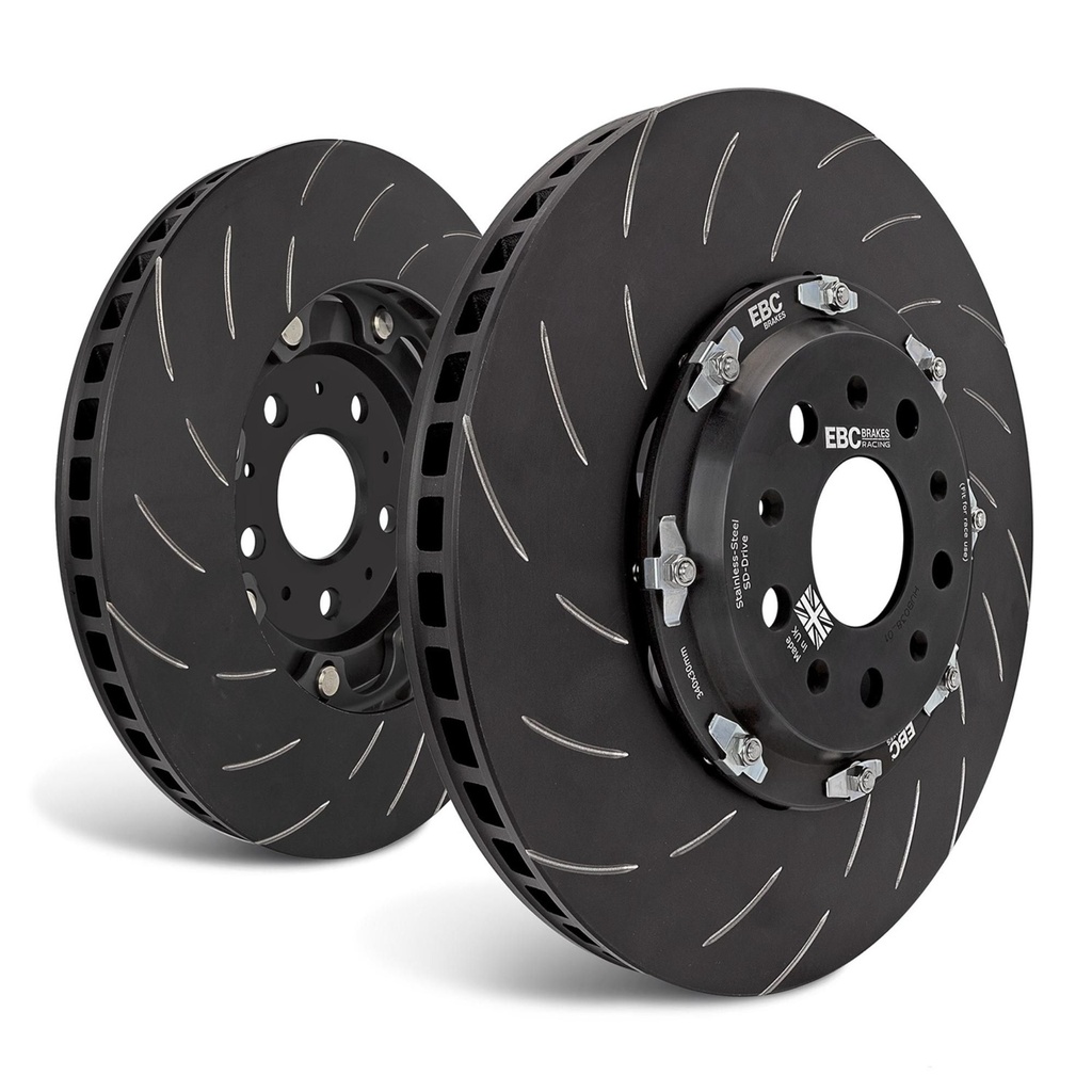 [EBCSG2FC2028] EBC Brakes Swept Groove 2-Piece Floating Brake Discs