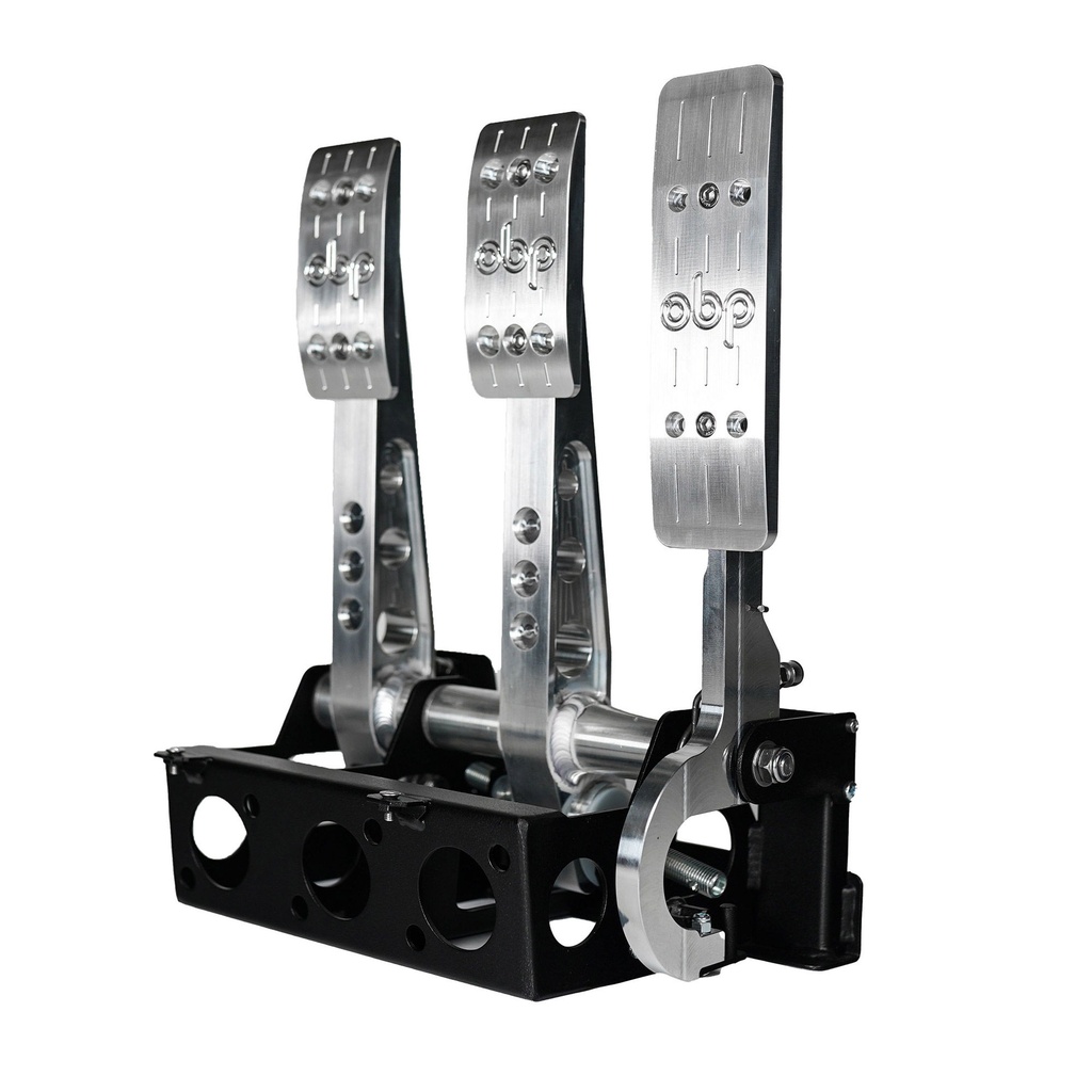 OBP Universal Pro Race Cockpit Floor Mount 3 Pedal Assembly