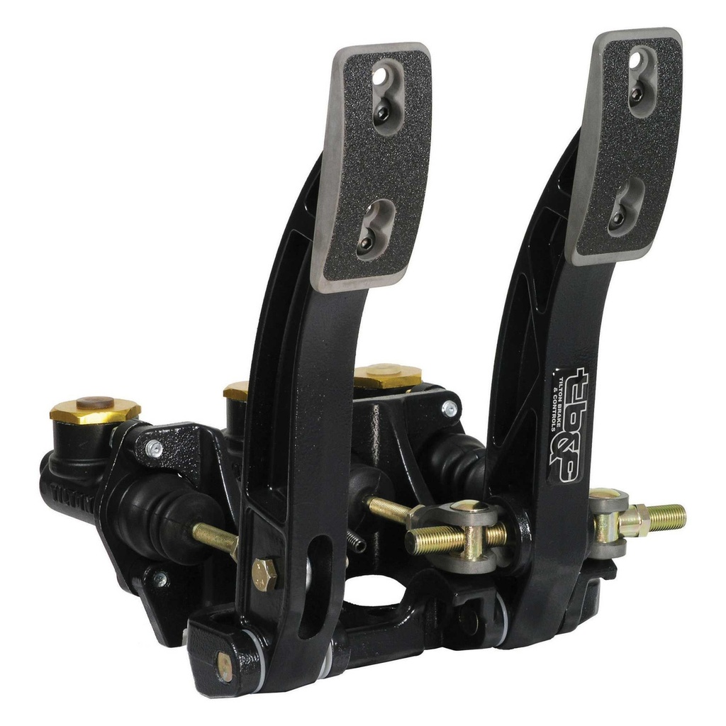 [GDR72-604] Tilton Universal Floor Mount 2 Aluminium Pedal Assembly