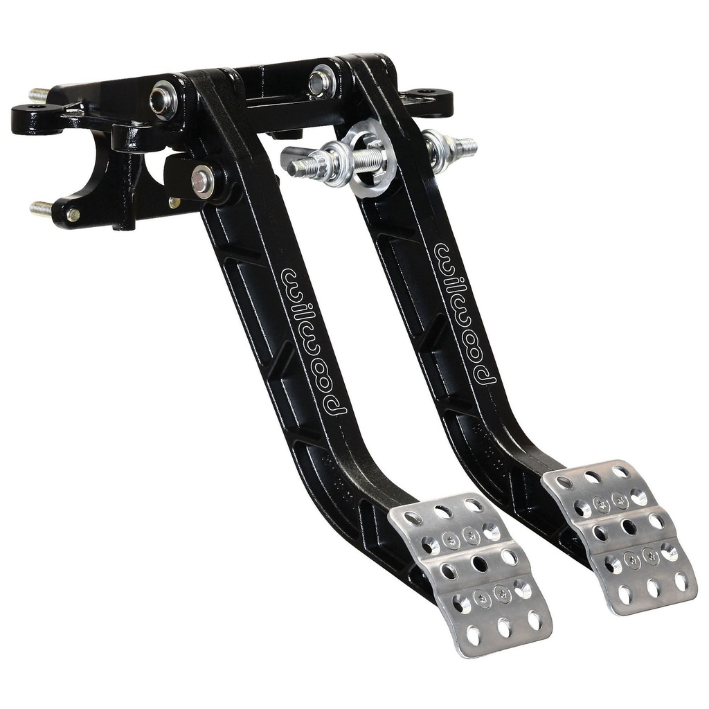[991233-1637035] Wilwood Tru-Bar 2 Pedal 6.25 Ratio Universal Swing Mount Pedal Box (Front Facing Master Cylinders)