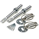 Pitking Products Competition Quick Release Aluminium Bonnet Pins