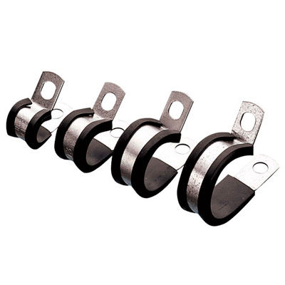 Automec Rubber Lined P Clips - Pack Of 10