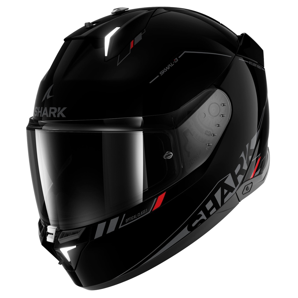[5001392-3620618] Shark Skwal I3 Plain Motorcycle Helmet (M (57-58cm), Matt Black)