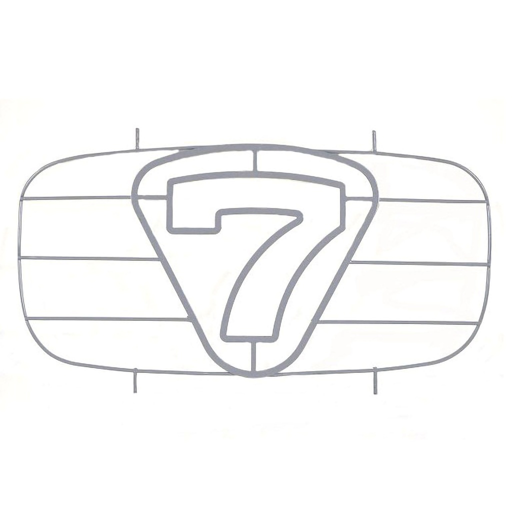 [CAT77777A] Caterham 7 Nose Cone Grill With `7` Logo