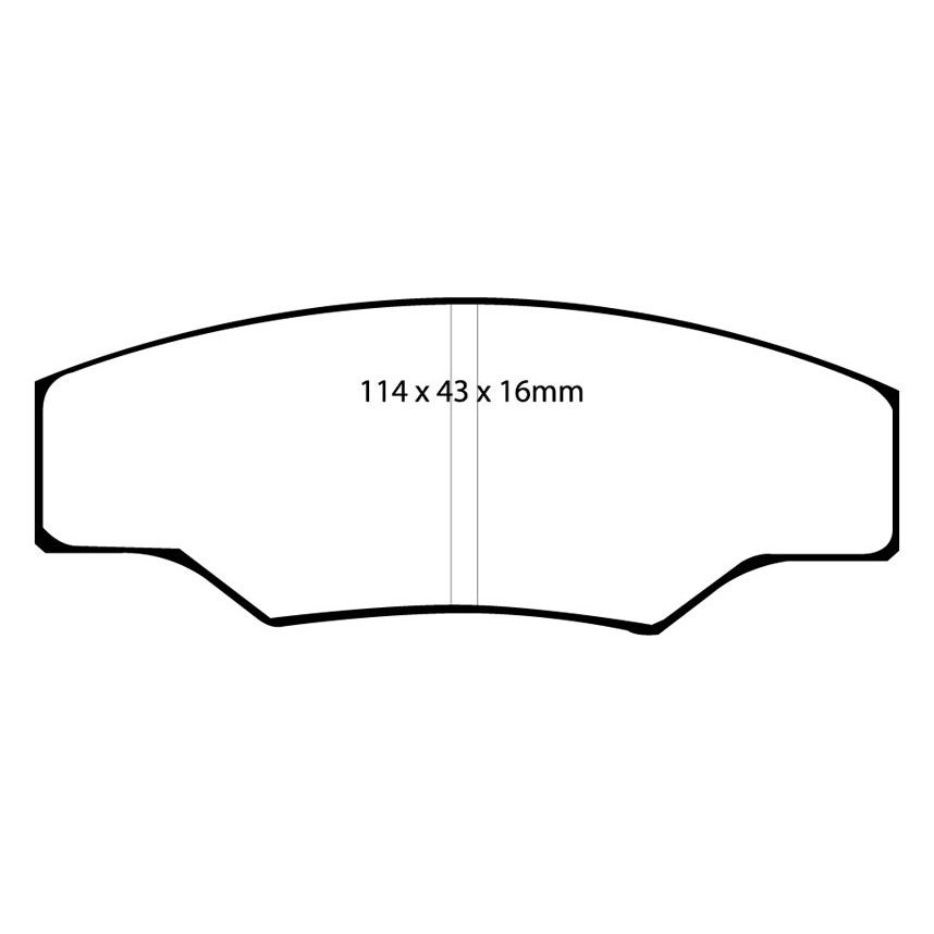 EBC Brakes Yellowstuff Performance Brake Pads