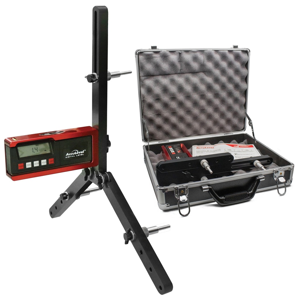 [15738-2383711] Longacre Digital Castor Camber Gauge With Adaptor (12-17 Inch)