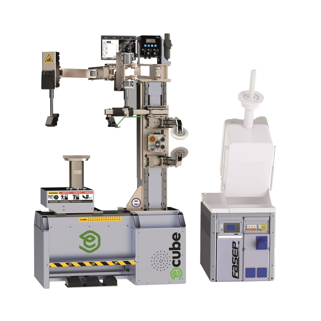 [Q/TFASCUBETYRECHANGERBALCOMP] Sharkeye Fasep eCube Mobile Tyre Changer/ Wheel Balancer / Compressor