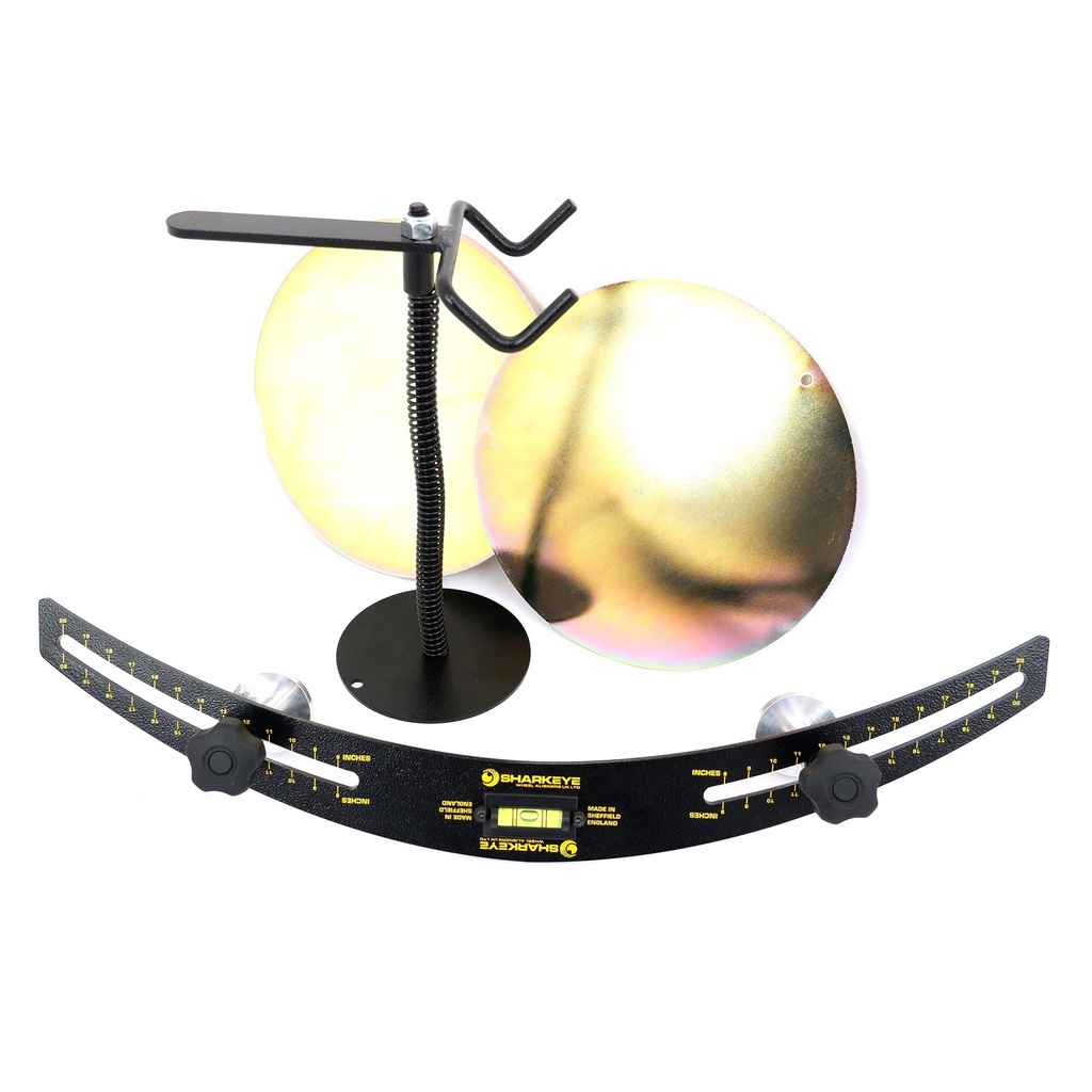Sharkeye Dish Turn Plates Steering Wheel Clamp And Steering Wheel Levelling Tool