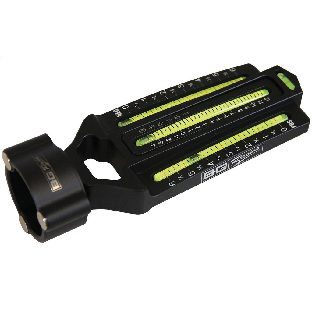 B-G Racing Billet Castor / Camber Gauge With Magnetic Adaptor