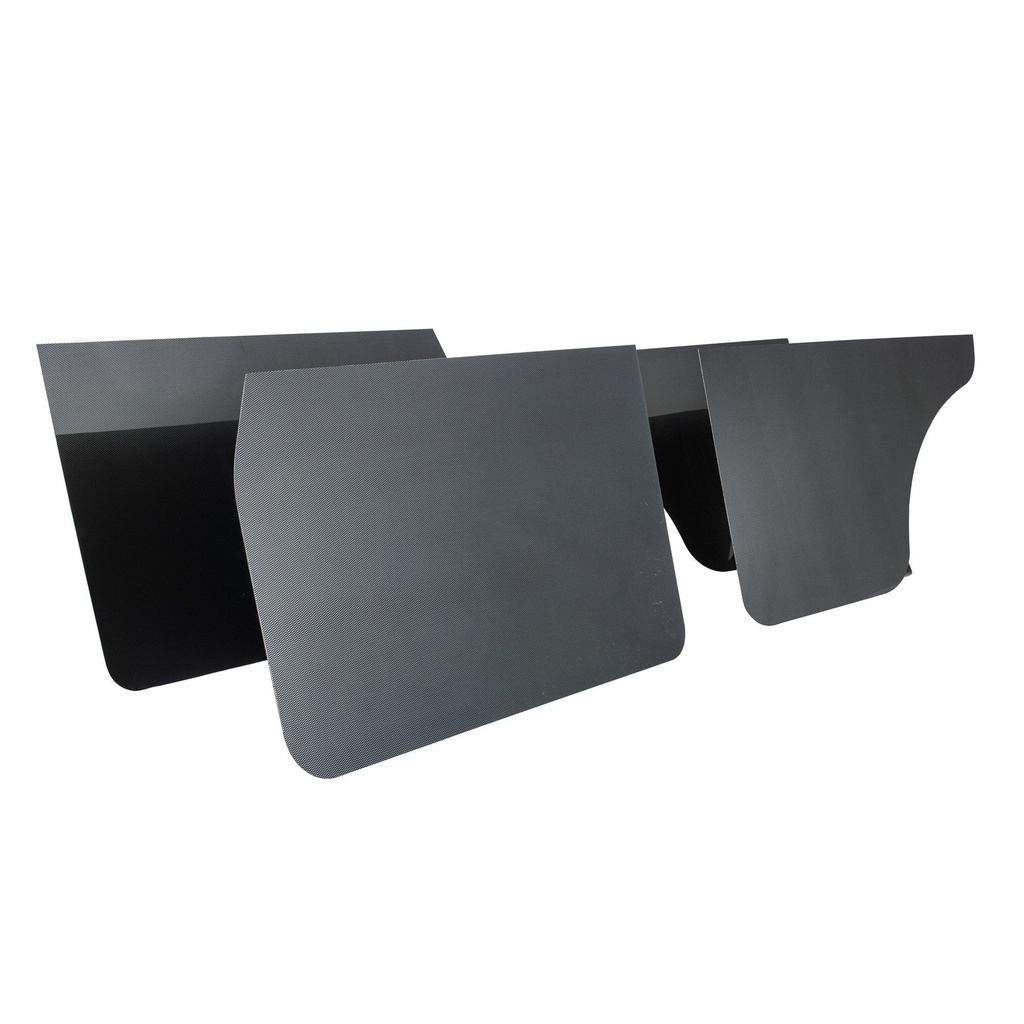 [GRP3775] GRP4 Fabrications MK2 Escort 4 Door Carbon Look Door Card Set