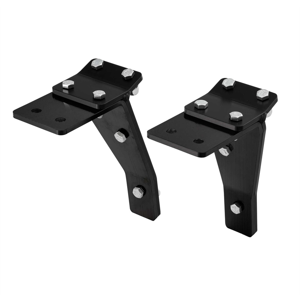 [731398-1625937] GRP4 Fabrications Escort Mk1 Works Style Quick Release Lamp Brackets (Natural Aluminium)