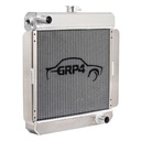 GRP4 Fabrications Escort Mk1 & Mk2 Alloy Radiator With Large Header Tank
