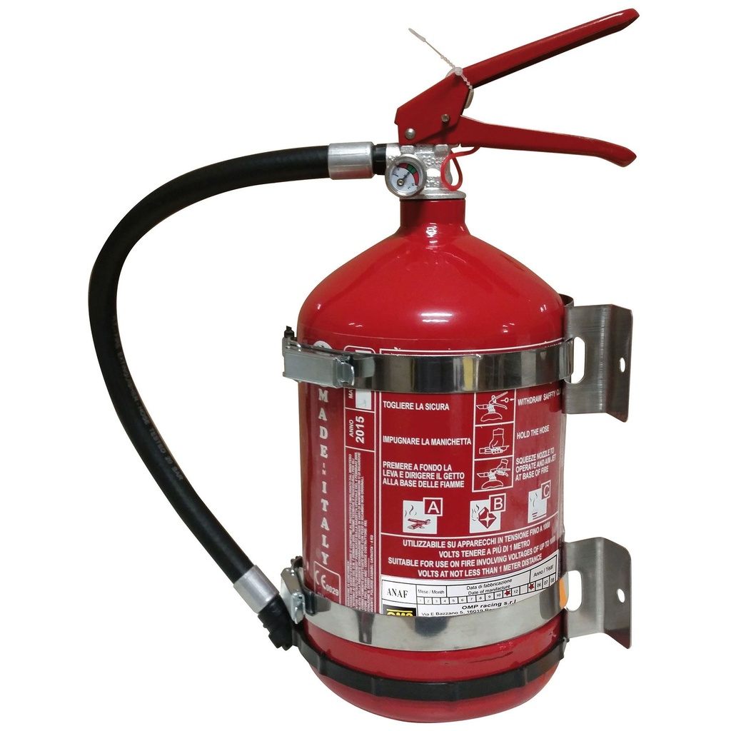 OMP 4kg Dry Powder Hand Held Fire Extinguisher