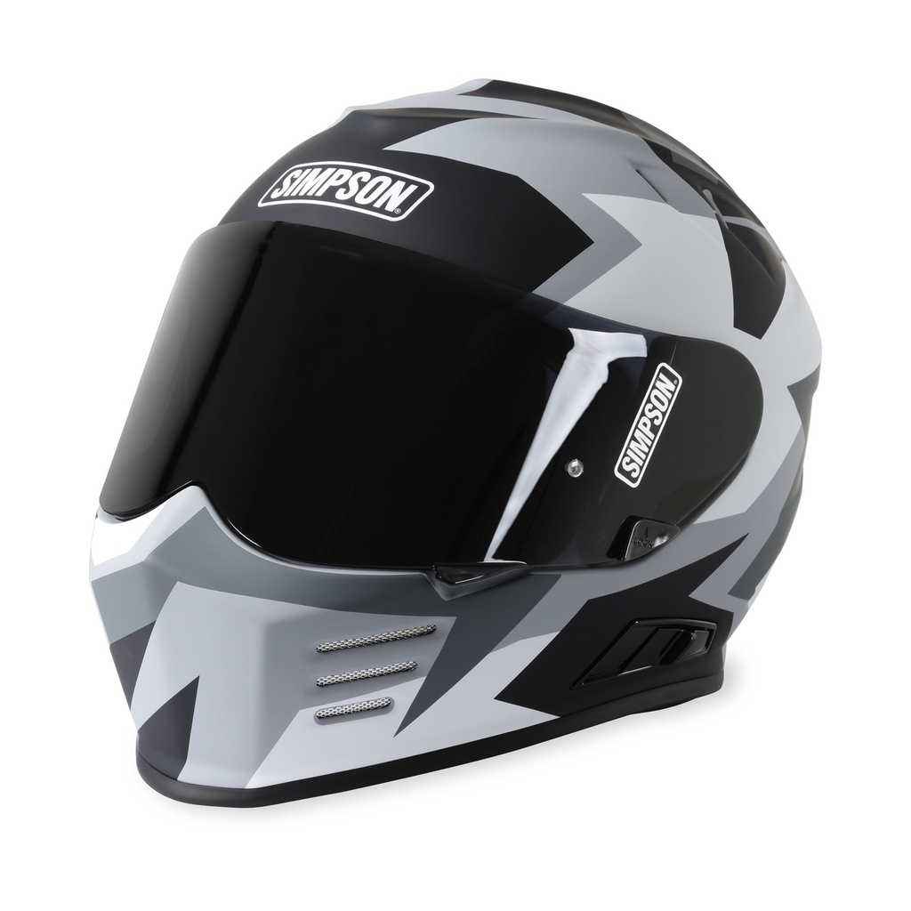 [5000820-3822139] Simpson Venom Graphic Motorcycle Helmet (M (57-58cm), Comanche Green / Brown)