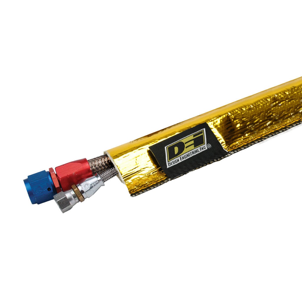 [2002395-1936656] Design Engineering Heat Sheath Gold (3/4 Inch Dia - 3ft Length)