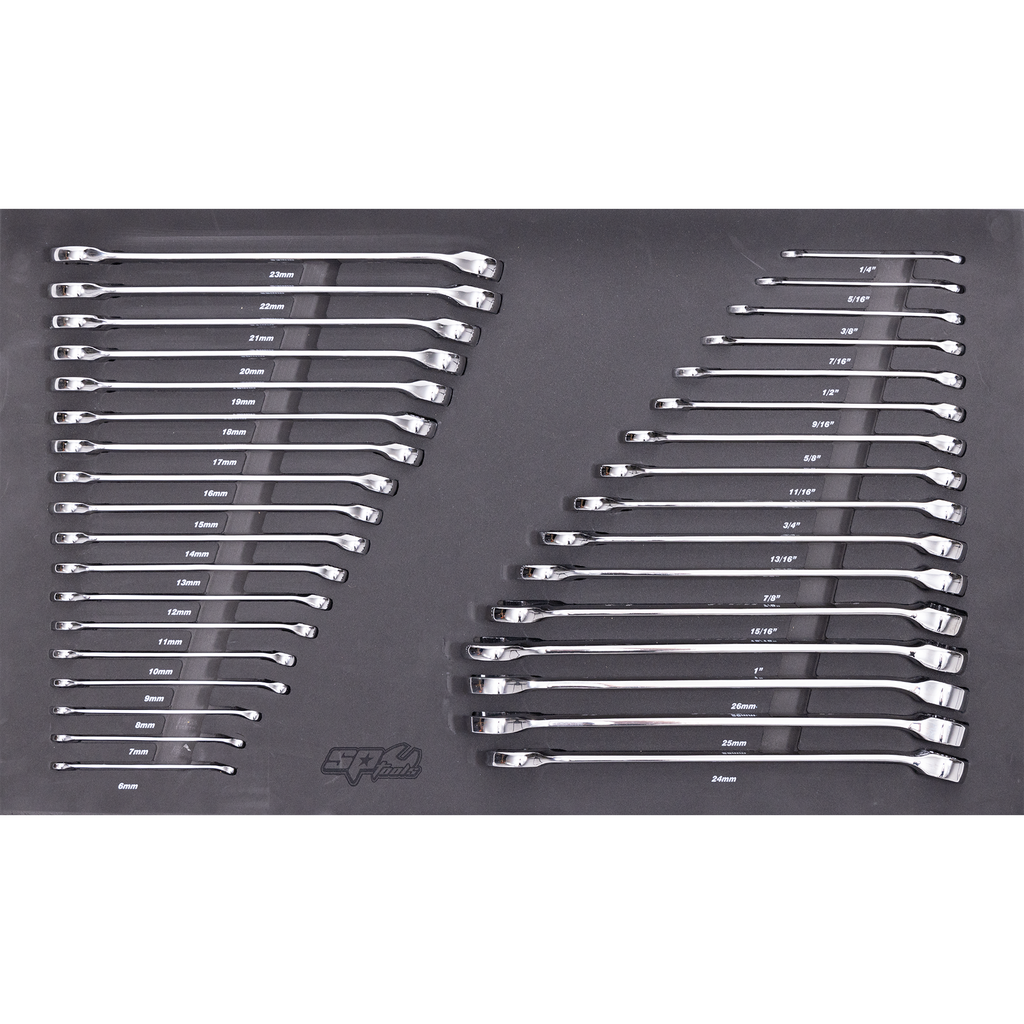 [SP50018] EVA TOOLKIT - 34PC METRIC/SAE - ROE SPANNERS