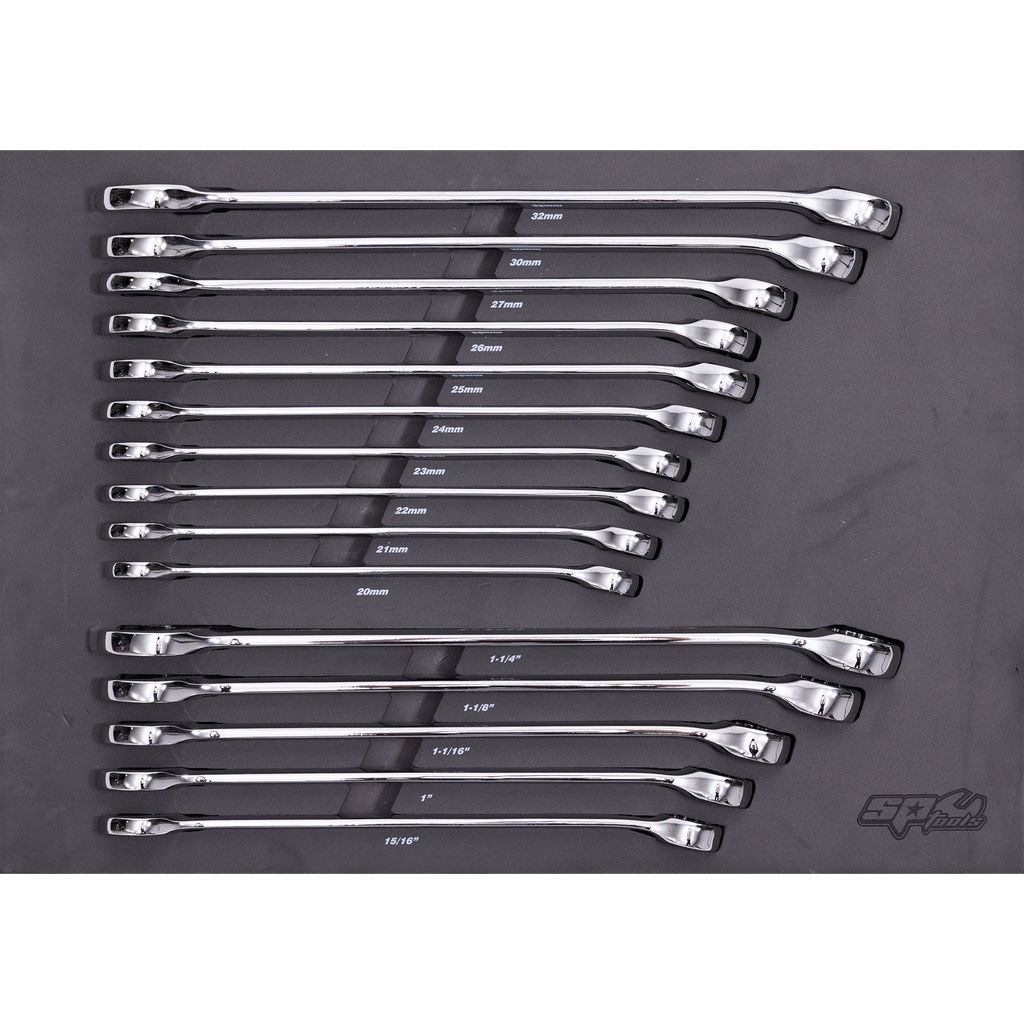 EVA TOOLKIT - 15PC METRIC/SAE - LARGE ROE SPANNERS