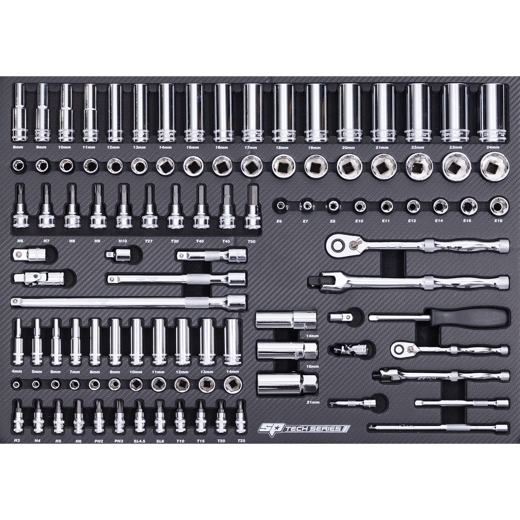 [SP50009] EVA TOOLKIT - 106PC METRIC - SOCKET AND ACCESSORIES