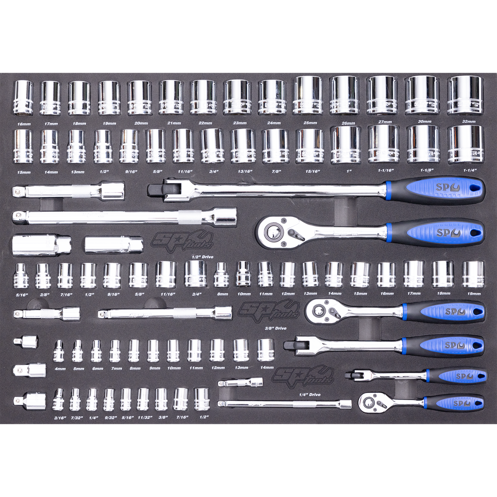 [SP50004] EVA TOOLKIT - 85PC METRIC/SAE- SOCKET AND ACCESSORIES