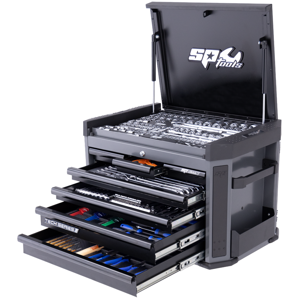 [SP52255DX] TOOLKIT 281PC METRIC/SAE - TECH SERIES 7 DRAWER DIAMOND BLACK FOAMED