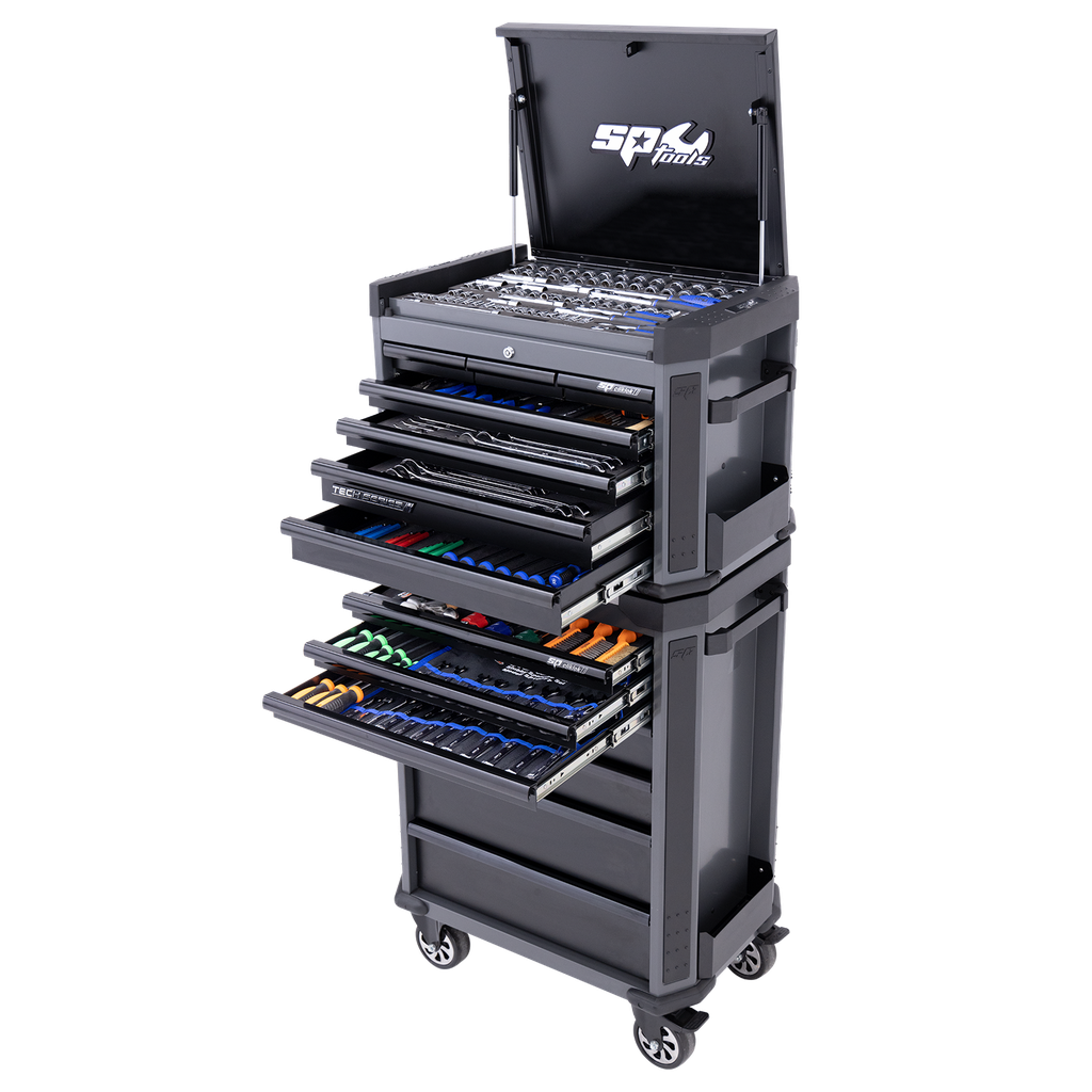 [SP50444DX] TOOLKIT 629PC METRIC/SAE - TECH SERIES 14 DRAWER DIAMOND BLACK FOAMED