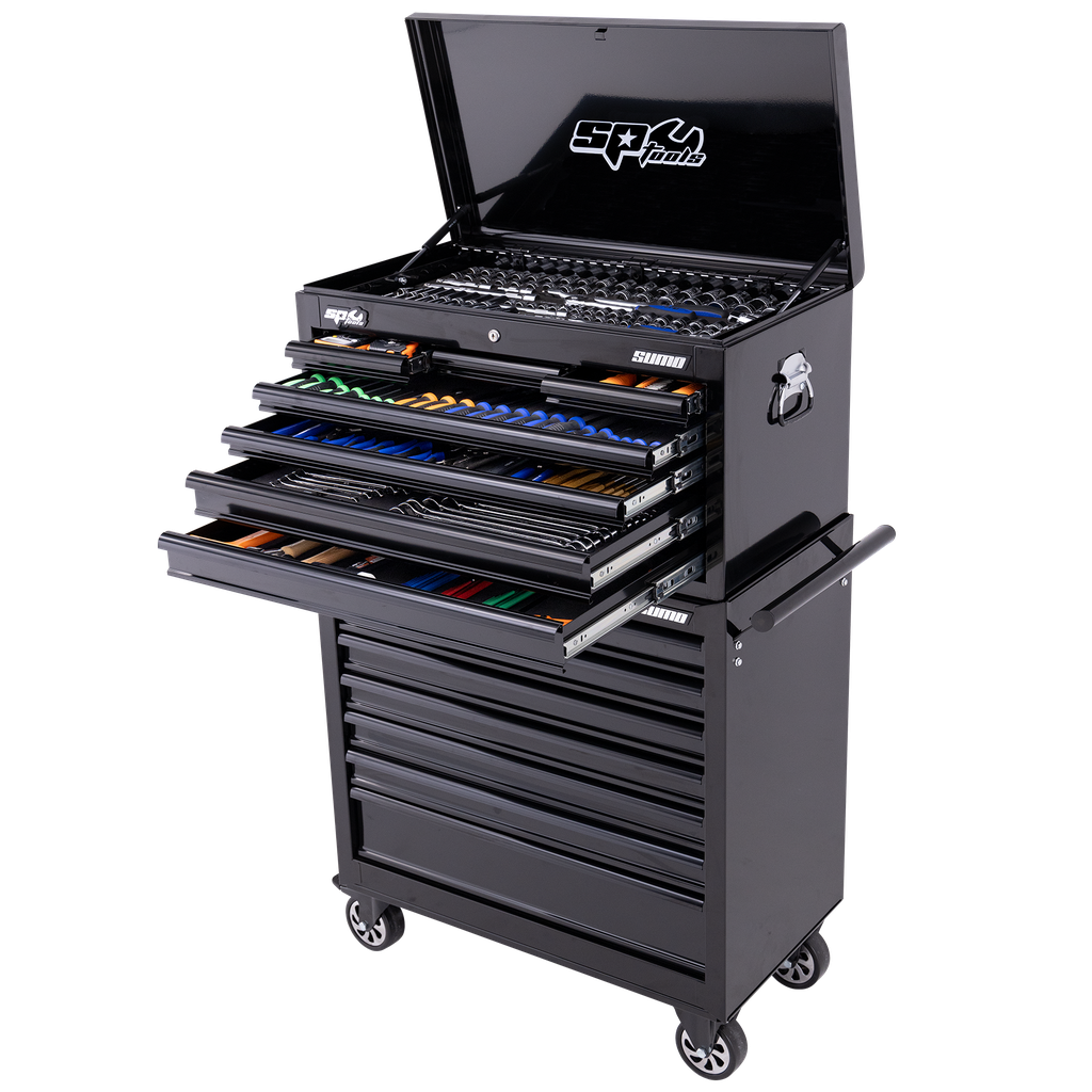 [SP50175] TOOLKIT 417PC METRIC/SAE - SUMO SERIES 14 DRAWER BLACK