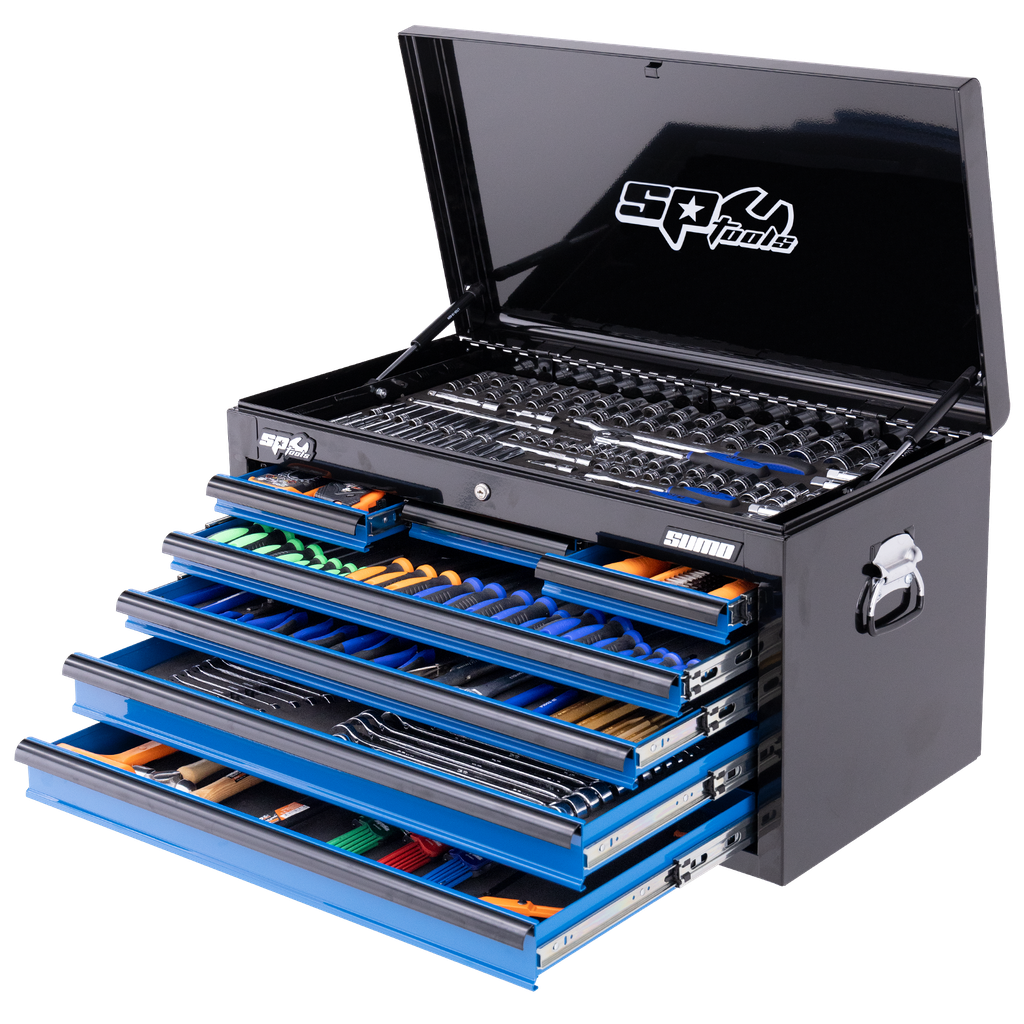 [SP50171] TOOLKIT 409PC METRIC/SAE - SUMO SERIES 7 DRAWER BLACK/BLUE