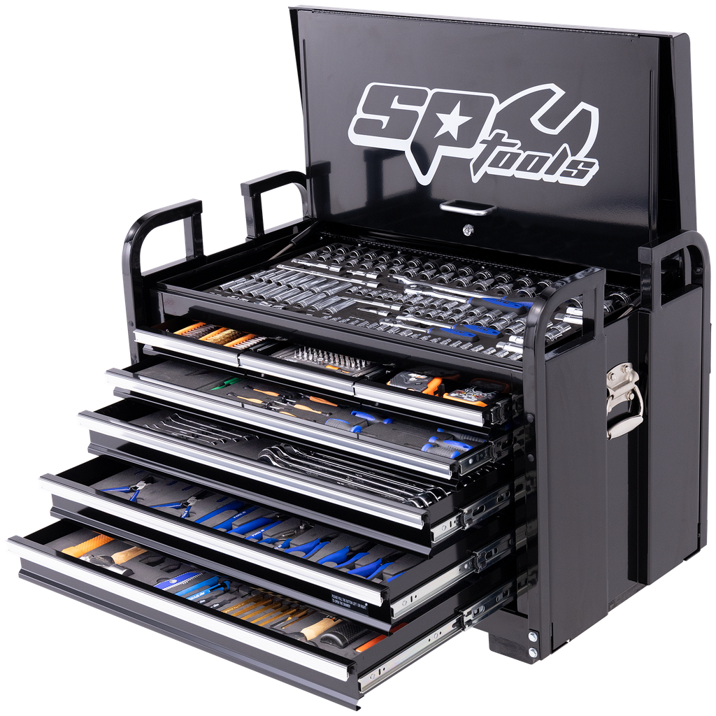 TOOLKIT 413PC METRIC/SAE - OFF-ROAD FIELD SERVICE 7 DRAWER BLACK FOAMED