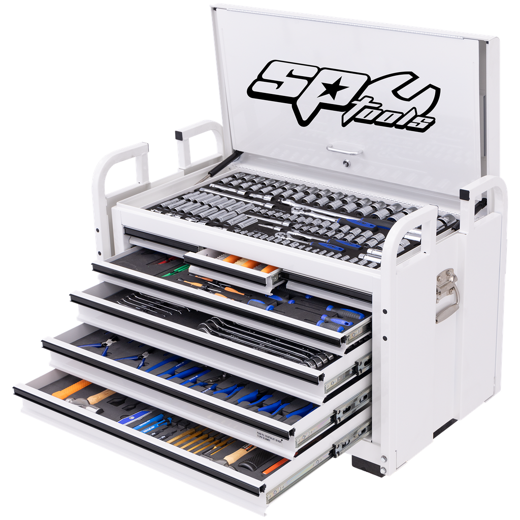 TOOLKIT 413PC METRIC/SAE - OFF-ROAD FIELD SERVICE 7 DRAWER WHITE FOAMED