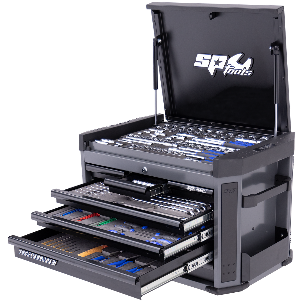 [SP50033DX] TOOLKIT 212PC METRIC - TECH SERIES 7 DRAWER DIAMOND BLACK FOAMED