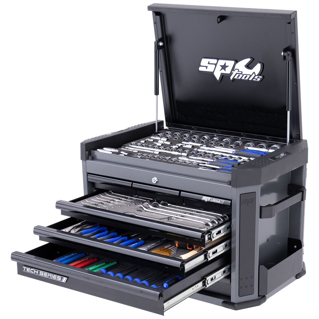 TOOLKIT 212PC METRIC - TECH SERIES 7 DRAWER DIAMOND BLACK