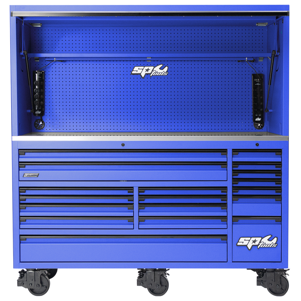 WORKSTATION - USA SERIES 79" BLUE/BLACK