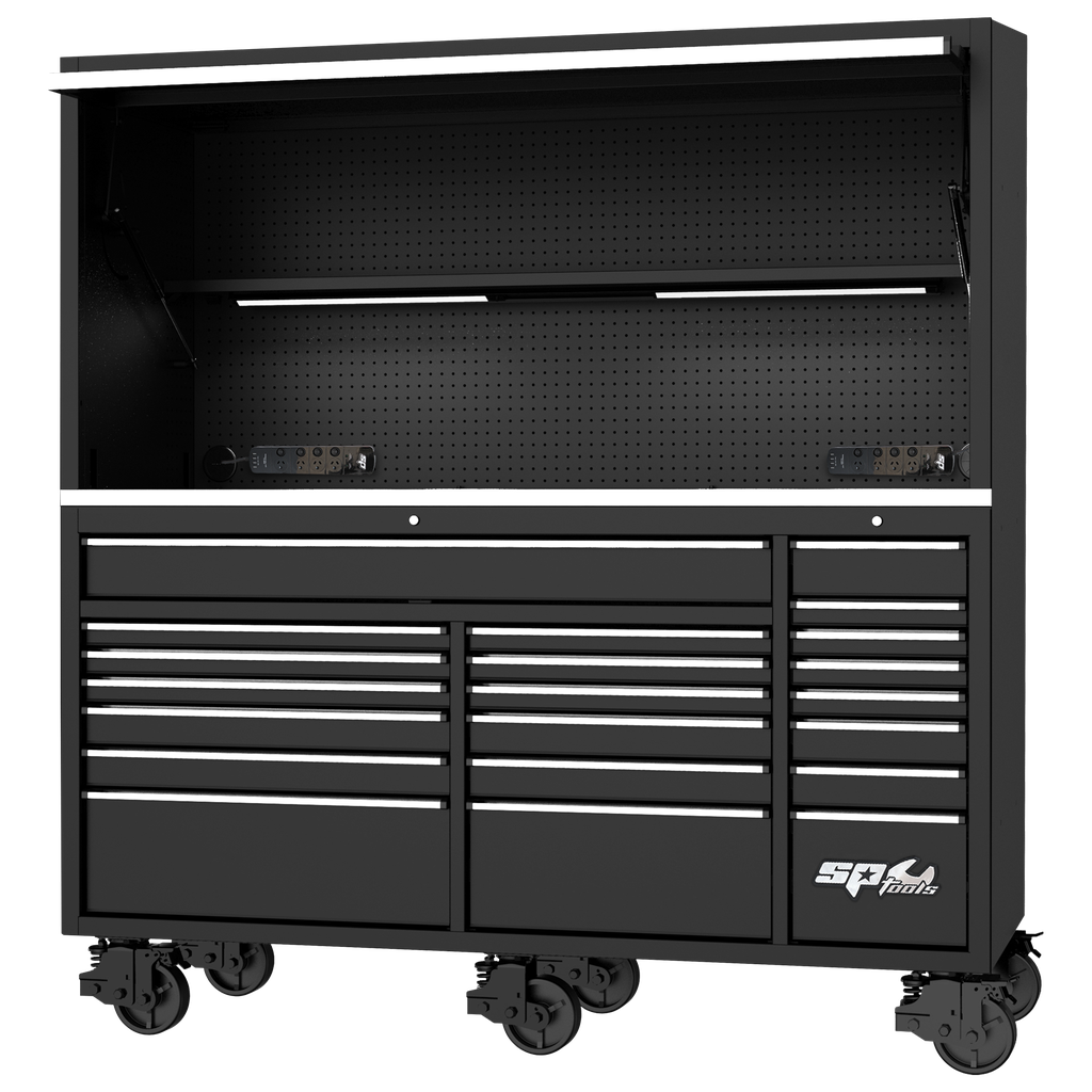 WORKSTATION - USA SERIES 79" BLACK