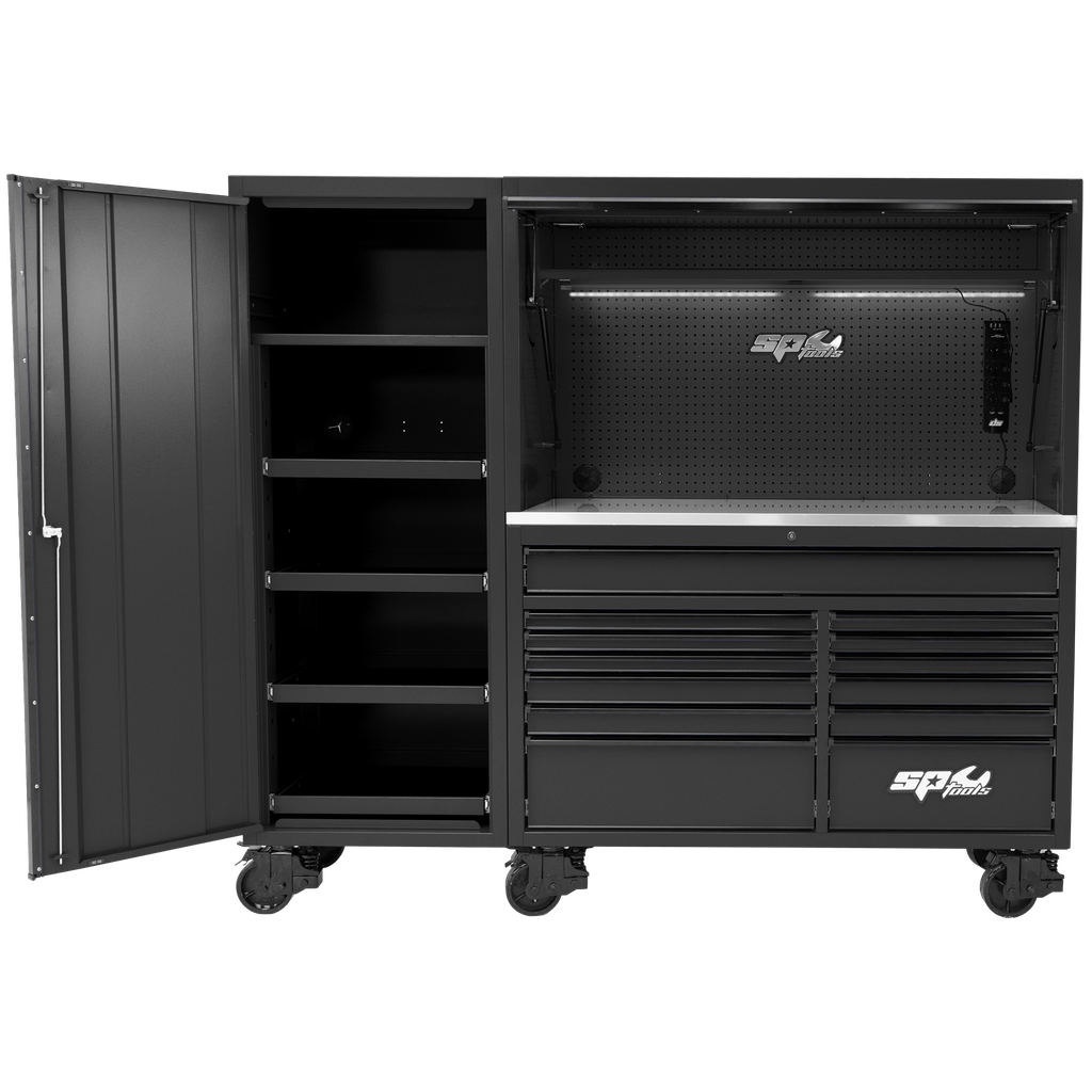 [SP44789] WORKSTATION - USA SERIES 86" BLACK
