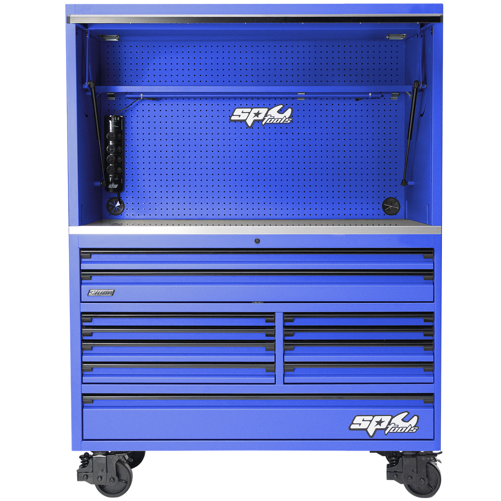 [SP44740BL] WORKSTATION - USA SERIES 59" BLUE/BLACK