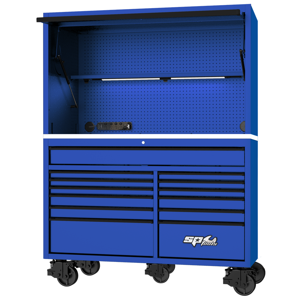 [SP44740BL] WORKSTATION - USA SERIES 59" BLUE/BLACK