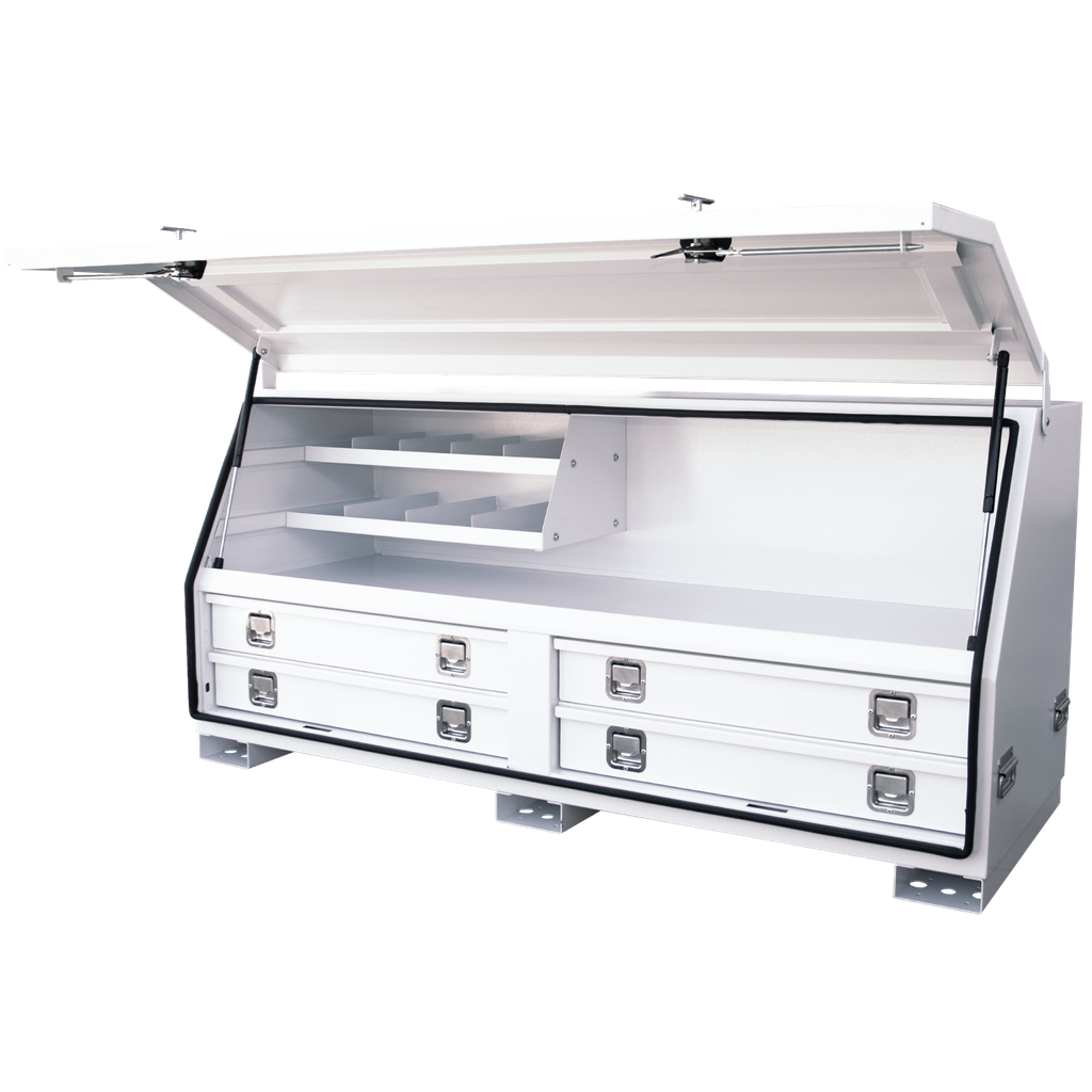 [SP40333] TOOL BOX - TRUCK BOX 1760MM 4 DRAWER WHITE