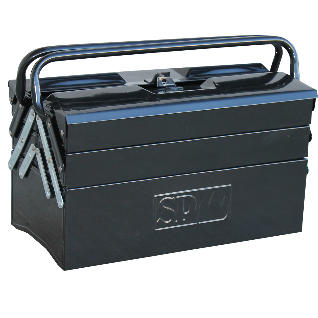[SP40323] TOOL BOX - CANTILEVER 15L 5 TRAY BLACK