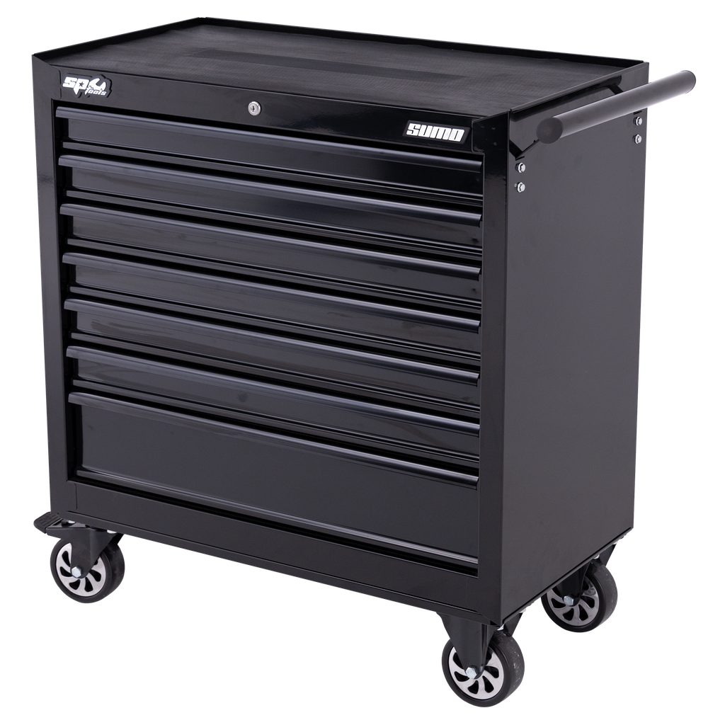 [SP40125] ROLLER CABINET - SUMO SERIES 7 DRAWER BLACK