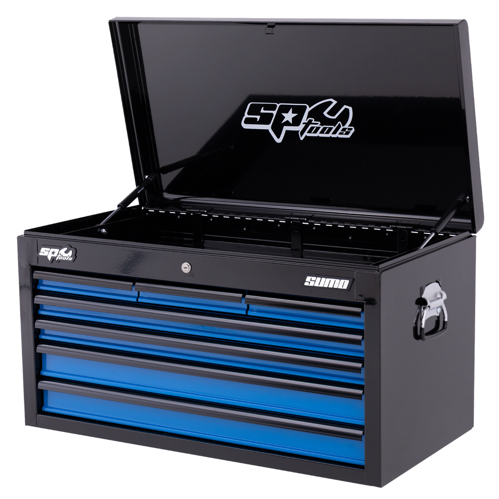 [SP40121] TOOL BOX - SUMO SERIES 7 DRAWER BLACK/BLUE