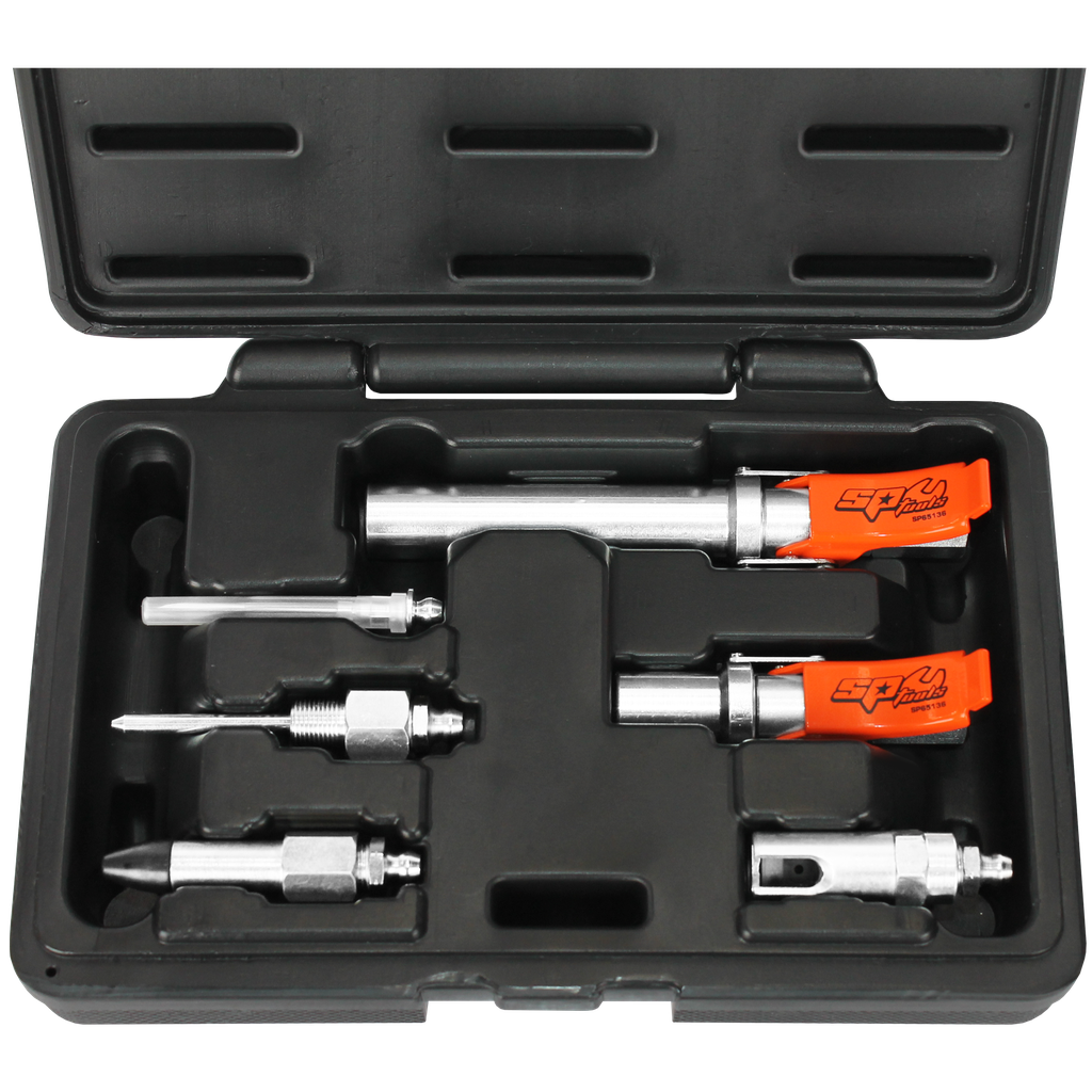 LUBRICATION - GREASE GUN 6 PCE QUICK RELEASE KIT