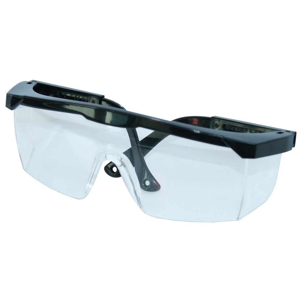 [SPR80] WORKSHOP - GLASSES SAFETY CLEAR LENS BLACK ARMS