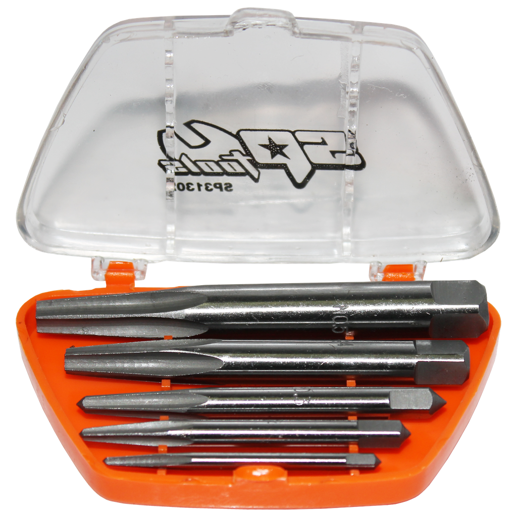 [SP31302] THREAD & STUD REPAIR - SCREW EXTRACTOR 5PCE "SQUARE" SET