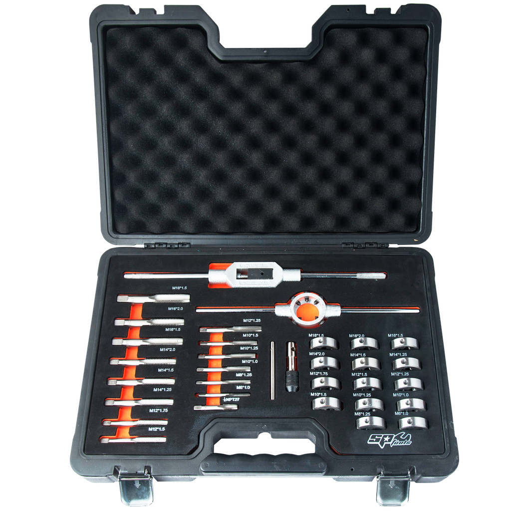 THREAD & STUD REPAIR - TAP AND DIE SET 32PC