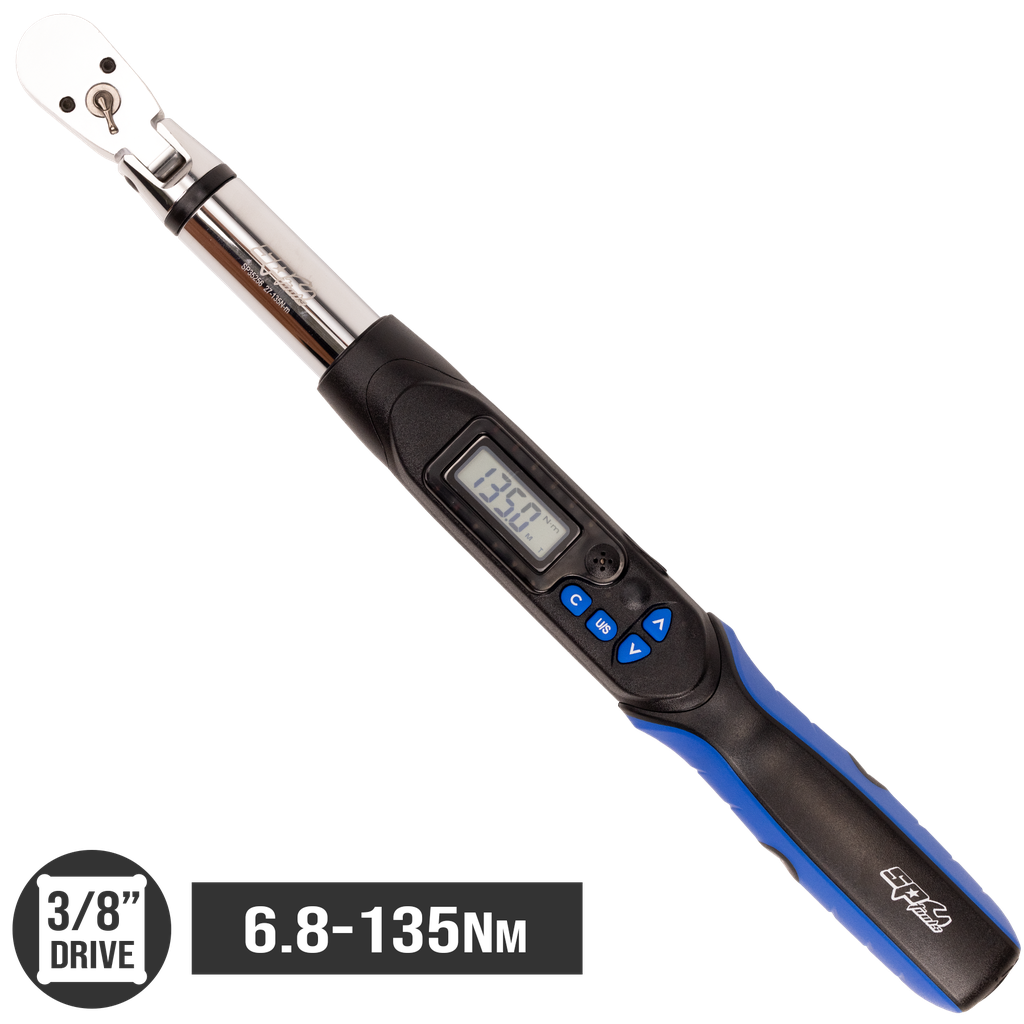 MEASURING - TORQUE WRENCH DIGITAL 3/8"DR FLEX HEAD