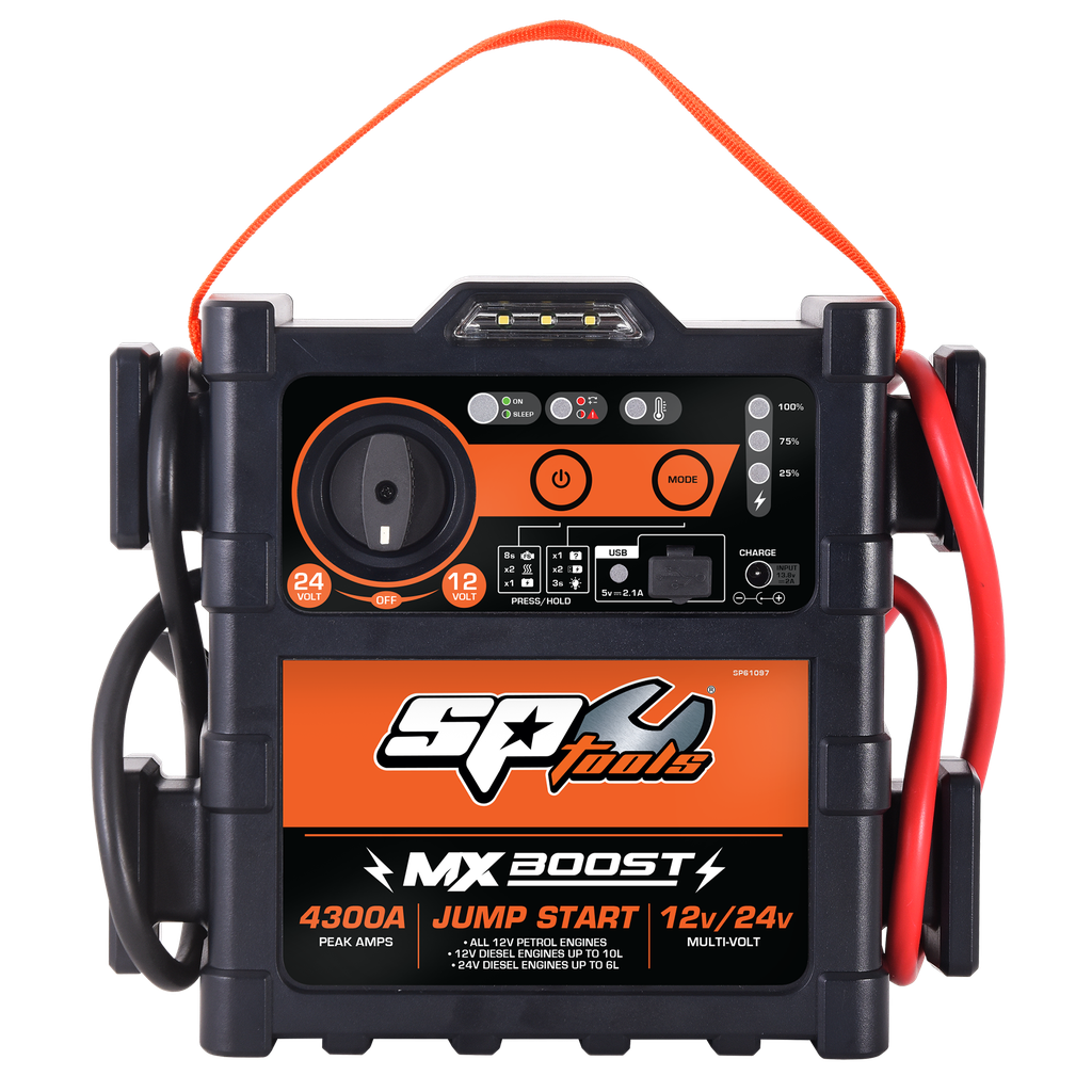 BATTERY SERVICE - COMMERCIAL JUMP STARTER 12/24V 4300A